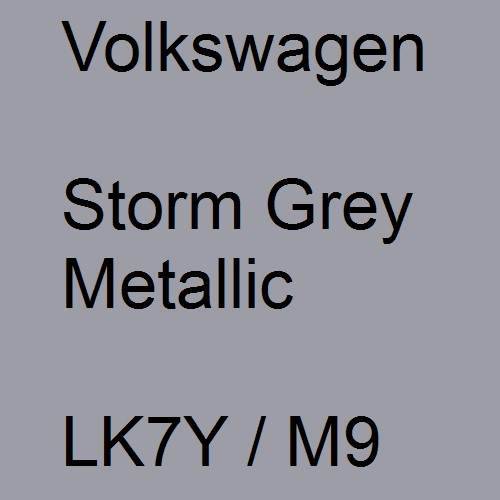 Volkswagen, Storm Grey Metallic, LK7Y / M9.